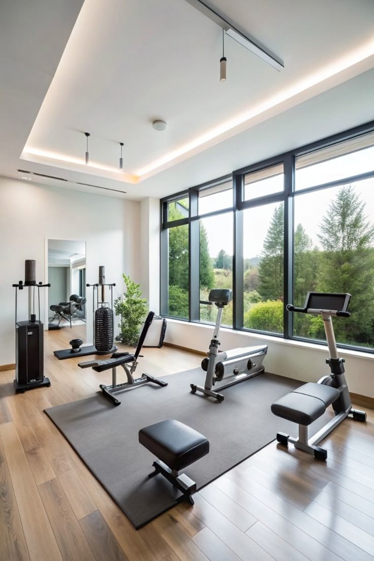 Modern-Gym-in-a-Private-House